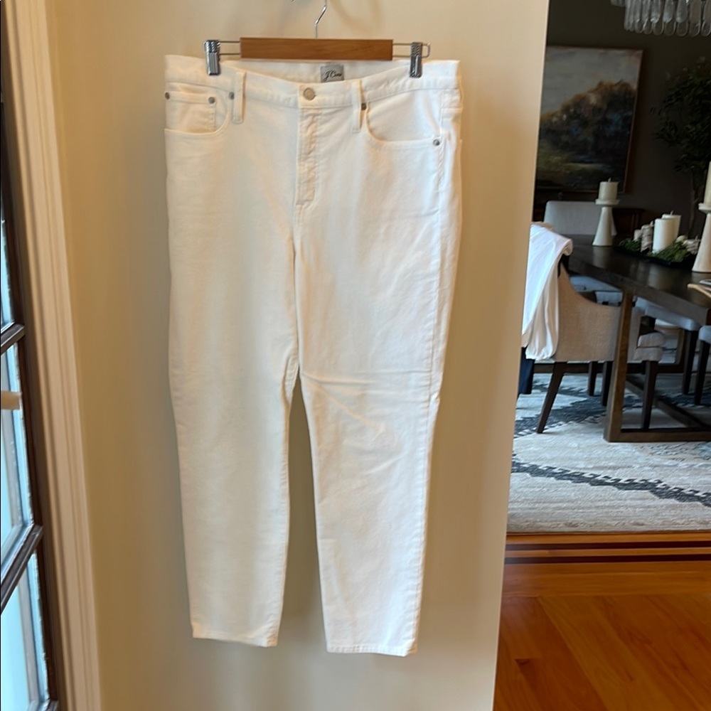 Women's White corduroy Jeans